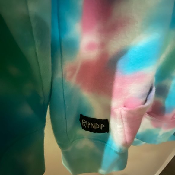 RIPINDIP HOODIE Tie-Dye Size Large - Picture 5 of 8